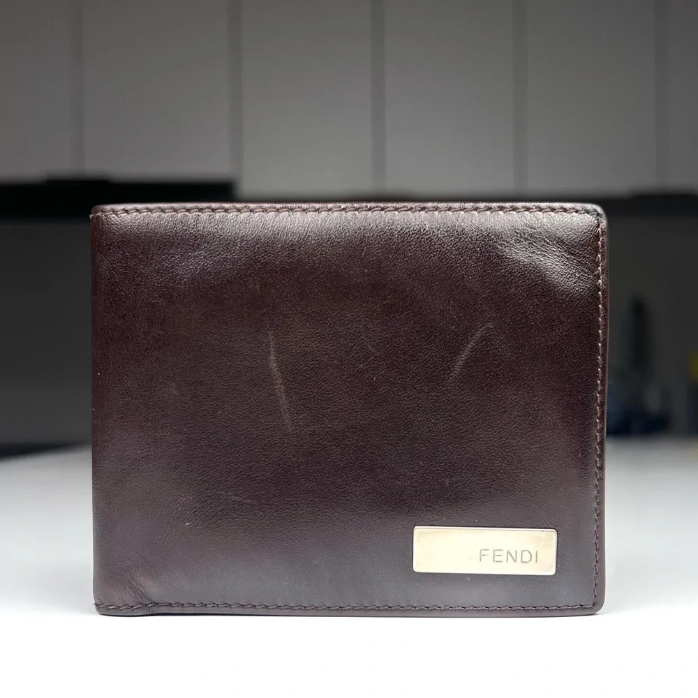 Fendi Brown Leather Wallet